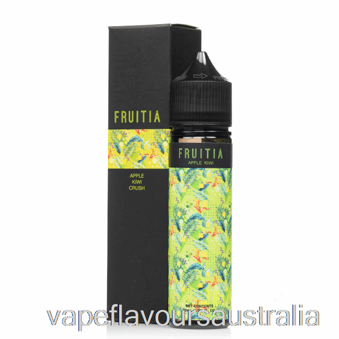 Vape Australia Apple Kiwi Crush - Fruitia - 60mL 3mg